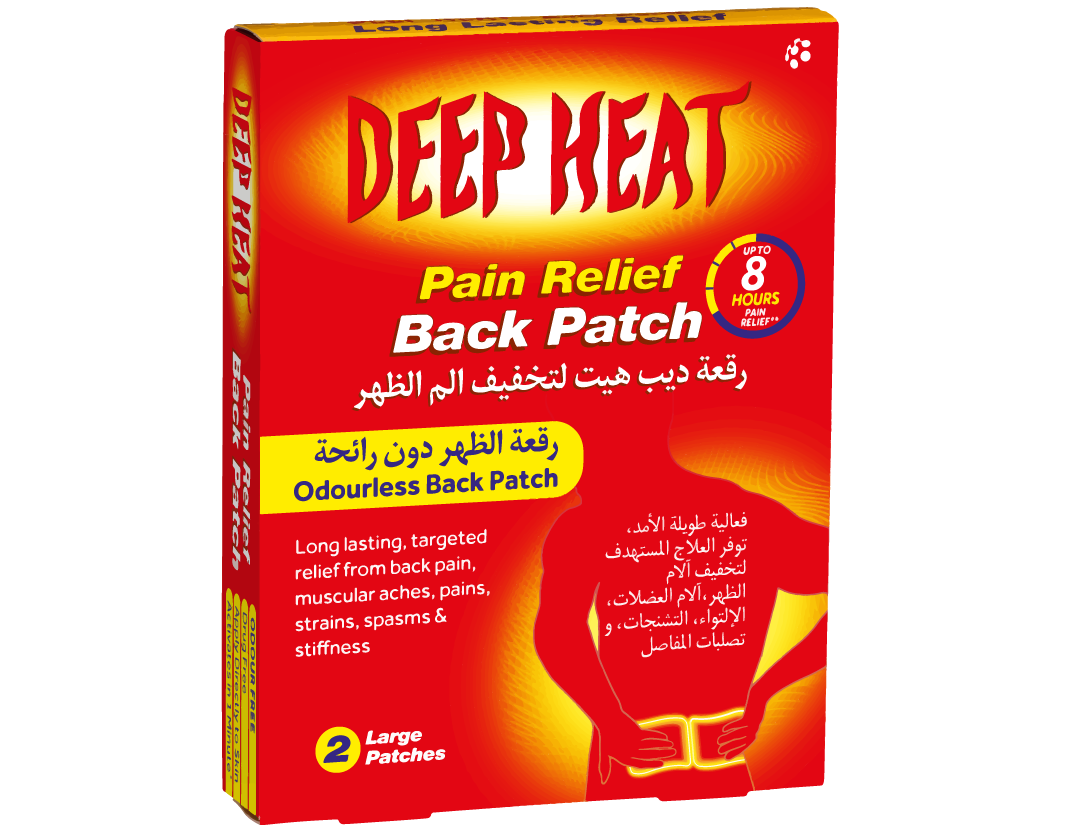 Deep Heat Pain Relief Back Patch